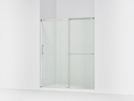 Elate® 56-1/4"-59-5/8" W x 75-1/2" H sliding shower door with 5/16"-thick Crystal Clear glass