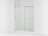 Elate® 56-1/4"-59-5/8" W x 75-1/2" H sliding shower door with 5/16"-thick Crystal Clear glass