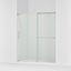 Elate® 62-1/4"-65-5/8" W x 75-1/2" H sliding shower door with 5/16"-thick Crystal Clear glass