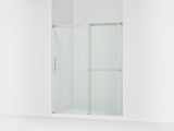 Elate® 62-1/4"-65-5/8" W x 75-1/2" H sliding shower door with 5/16"-thick Crystal Clear glass