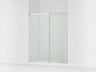 Elate® 56-1/4"-59-5/8" W x 75-1/2" H sliding shower door with 5/16"-thick Crystal Clear glass