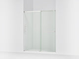Elate® 62-1/4"-65-5/8" W x 75-1/2" H sliding shower door with 5/16"-thick Crystal Clear glass