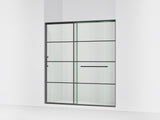 Elate® 68-1/4"-71-5/8" W x 75-1/2" H sliding shower door with 5/16"-thick Crystal Clear glass