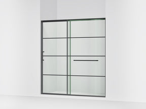Elate® 68-1/4"-71-5/8" W x 75-1/2" H sliding shower door with 5/16"-thick Crystal Clear glass