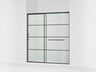 Elate® 68-1/4"-71-5/8" W x 75-1/2" H sliding shower door with 5/16"-thick Crystal Clear glass