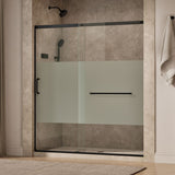 Elate® 68-1/4"-71-5/8" W x 75-1/2" H sliding shower door with 5/16"-thick Crystal Clear glass