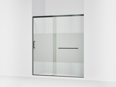 Elate® 68-1/4"-71-5/8" W x 75-1/2" H sliding shower door with 5/16"-thick Crystal Clear glass