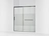 Elate® 68-1/4"-71-5/8" W x 75-1/2" H sliding shower door with 5/16"-thick Crystal Clear glass