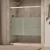 Elate® 68-1/4"-71-5/8" W x 75-1/2" H sliding shower door with 5/16"-thick Crystal Clear glass