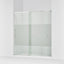 Elate® 68-1/4"-71-5/8" W x 75-1/2" H sliding shower door with 5/16"-thick Crystal Clear glass