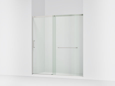 Elate® 68-1/4"-71-5/8" W x 75-1/2" H sliding shower door with 5/16"-thick Crystal Clear glass