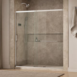 Elate® 68-1/4"-71-5/8" W x 75-1/2" H sliding shower door with 5/16"-thick Crystal Clear glass