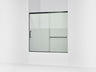 Elate® 56-1/4"-59-5/8" W x 56-3/4" H sliding bath door with 5/16"-thick Crystal Clear glass