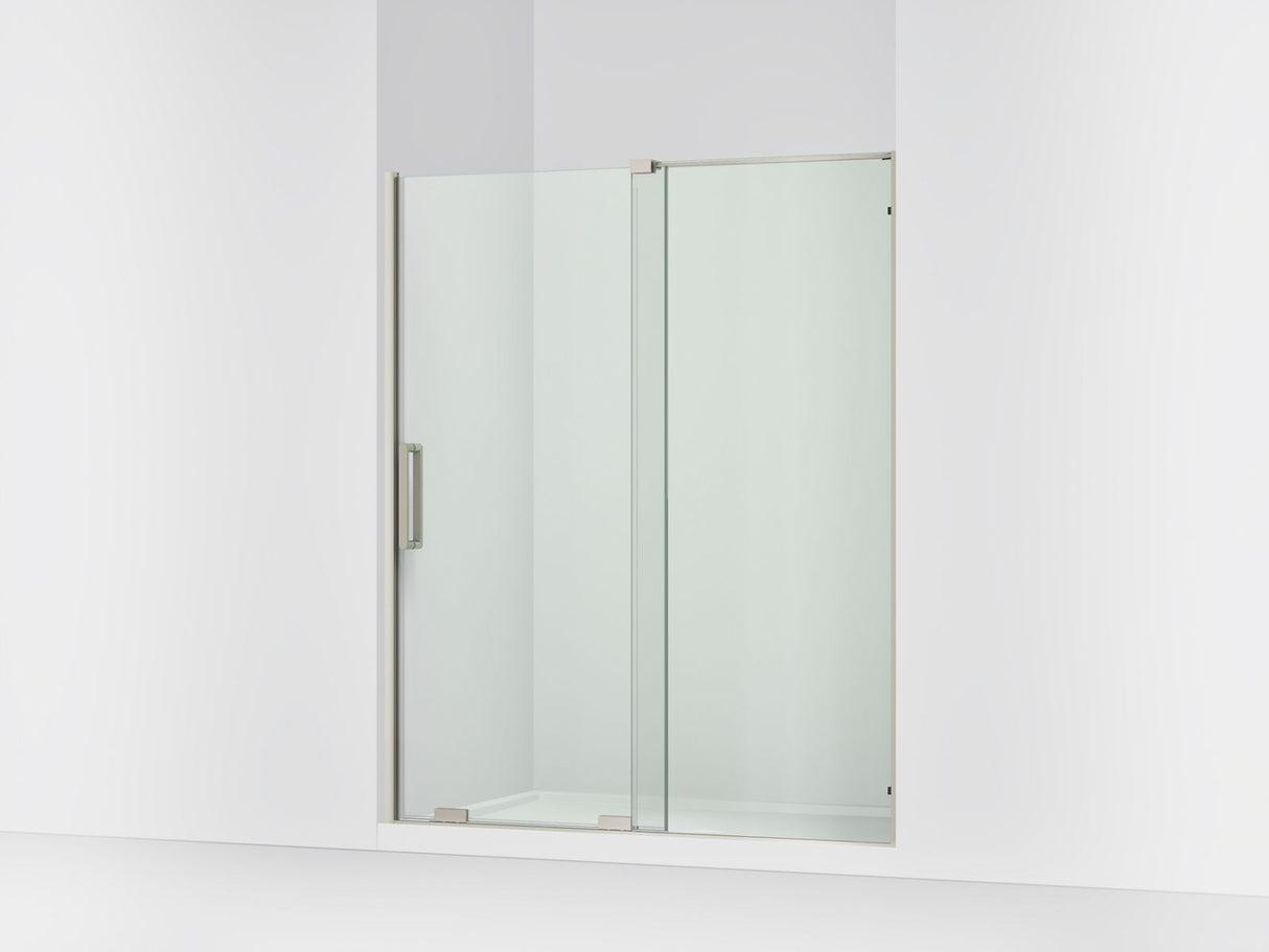 Echelon® 55-3/4"-59-3/4" W x 71-3/4" H sliding shower door with 5/16"-thick Crystal Clear glass