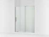 Echelon® 55-3/4"-59-3/4" W x 71-3/4" H sliding shower door with 5/16"-thick Crystal Clear glass