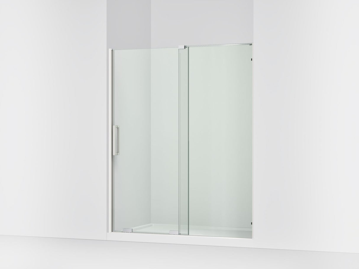 Echelon® 55-3/4"-59-3/4" W x 71-3/4" H sliding shower door with 5/16"-thick Crystal Clear glass