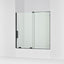 Echelon® 55-3/4"-59-3/4" W x 58-1/4" H bypass bath door with 5/16"-thick Crystal Clear glass