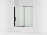 Echelon® 55-3/4"-59-3/4" W x 58-1/4" H bypass bath door with 5/16"-thick Crystal Clear glass