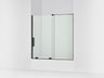 Echelon® 55-3/4"-59-3/4" W x 58-1/4" H bypass bath door with 5/16"-thick Crystal Clear glass