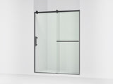 Rely® 56-5/8"-59-5/8" W x 76.99" H sliding shower door with 3/8"-thick Crystal Clear glass