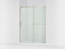 Rely® 56-5/8"-59-5/8" W x 76.99" H sliding shower door with 3/8"-thick Crystal Clear glass