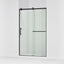 Rely® 44-5/8"-47-5/8" W x 76.99" H sliding shower door with 3/8"-thick Crystal Clear glass