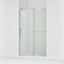 Rely® 44-5/8"-47-5/8" W x 76.99" H sliding shower door with 3/8"-thick Crystal Clear glass
