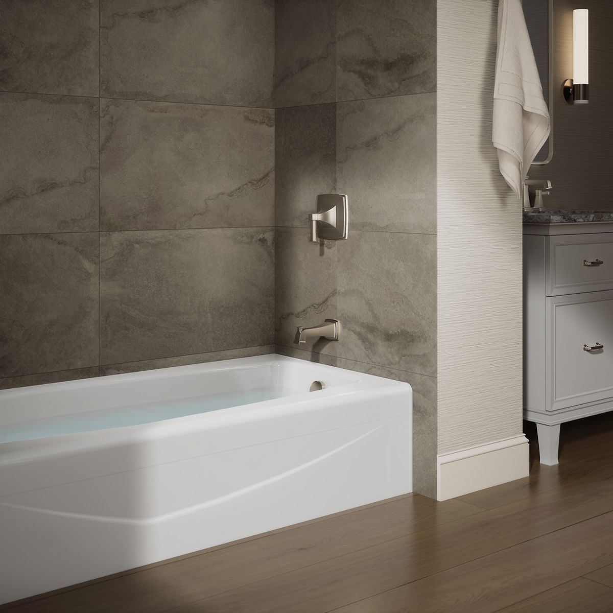 Villager® 60" x 30-1/4" alcove bath, right drain