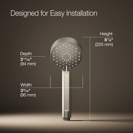 Awaken® G90 Three-function handshower, 1.75 gpm