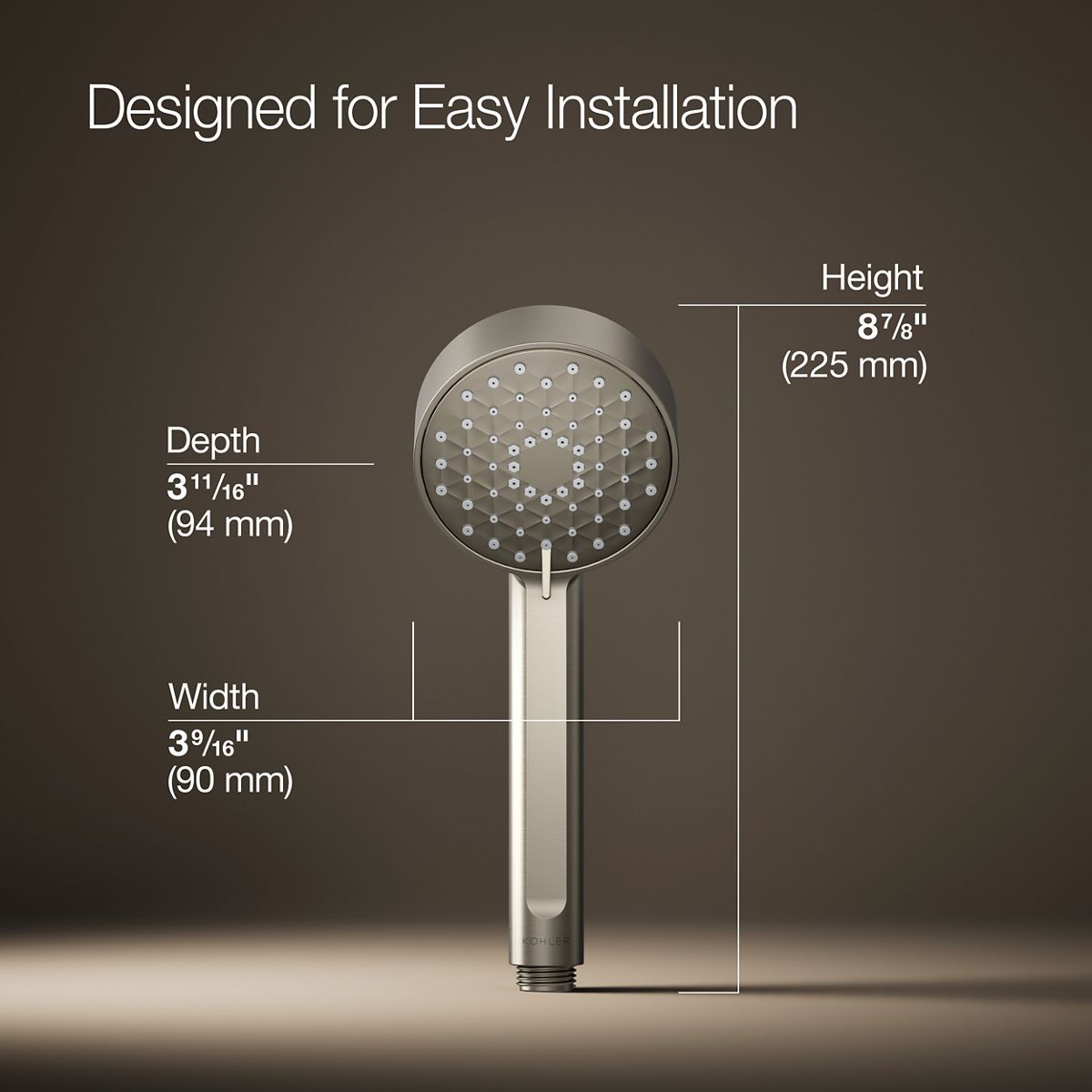 Awaken® G90 Three-function handshower, 2.5 gpm