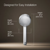 Awaken® G90 Three-function handshower, 1.75 gpm