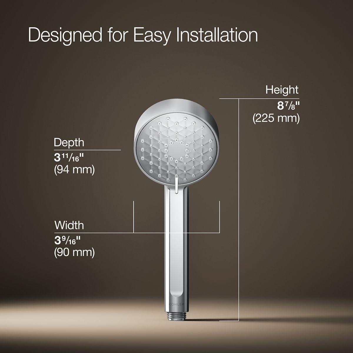 Awaken® G90 Three-function handshower, 2.5 gpm