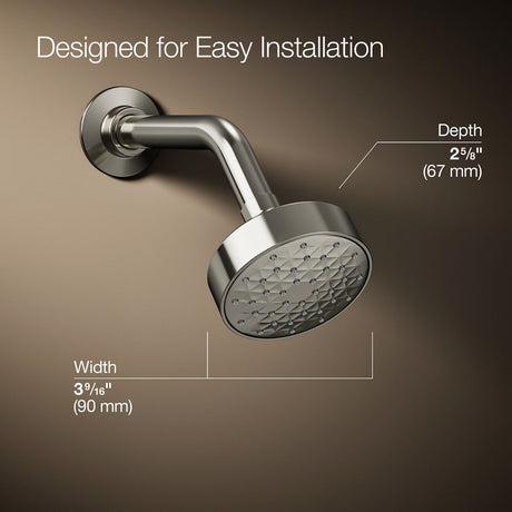 Awaken® G90 Single-function showerhead, 1.75 gpm