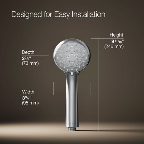 Awaken® B90 Three-function handshower, 2.5 gpm
