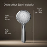 Awaken® B110 Four-function handshower, 1.75 gpm