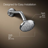 Awaken® B90 Single-function showerhead, 2.5 gpm