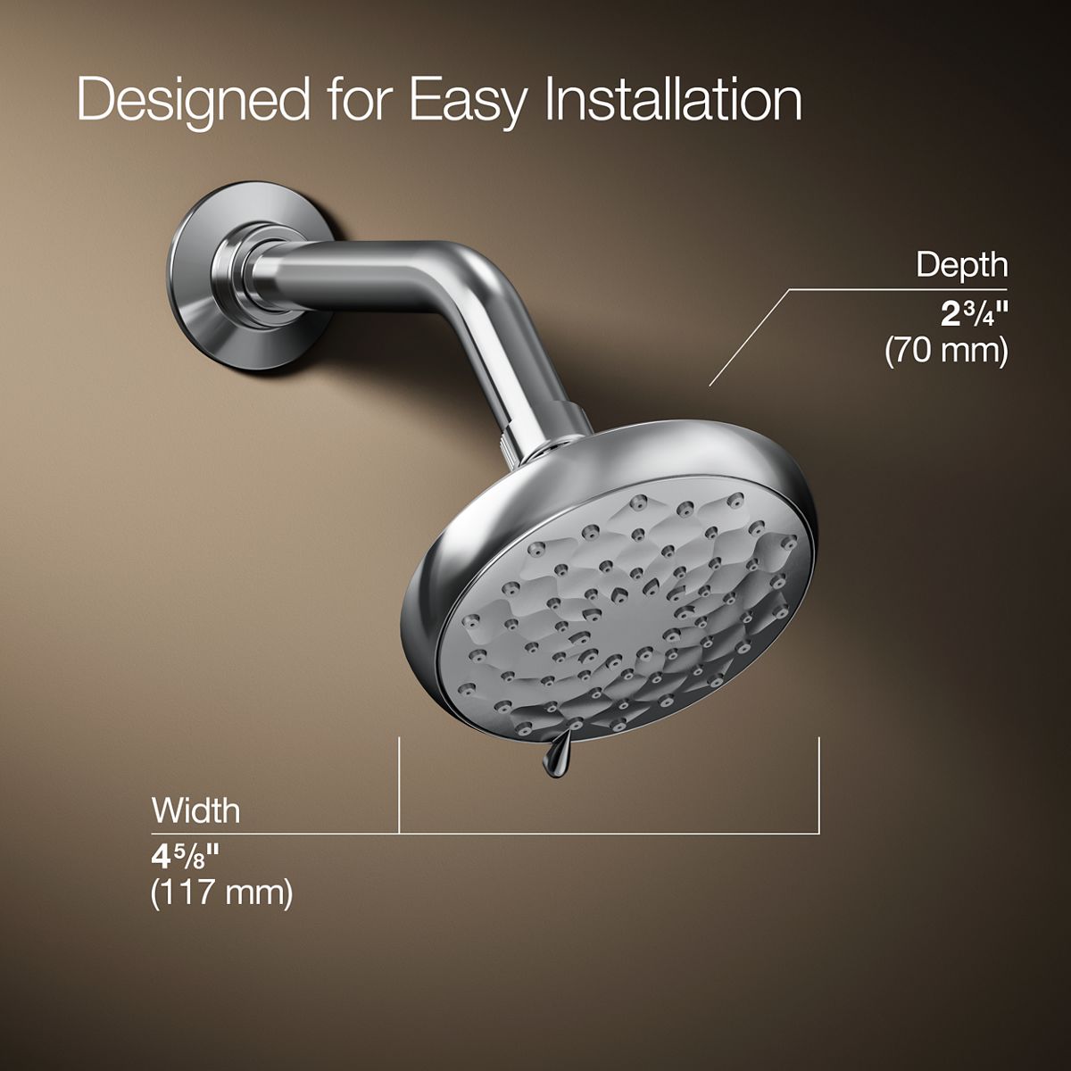 Awaken® B110 Three-function showerhead, 1.5 gpm