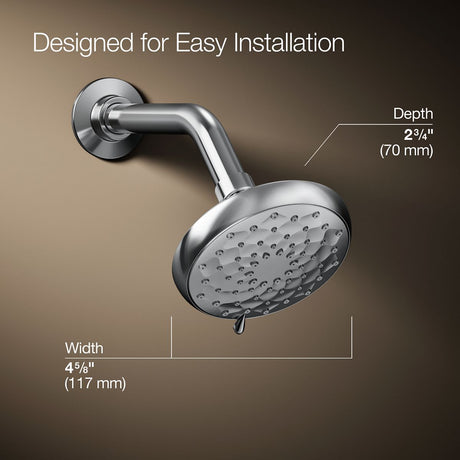 Awaken® B110 Three-function showerhead, 1.5 gpm