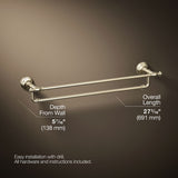 Artifacts® 24" double towel bar