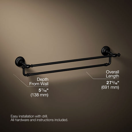 Artifacts® 24" double towel bar