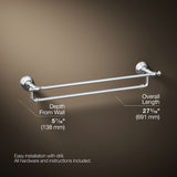 Artifacts® 24" double towel bar