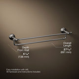 Artifacts® 24" double towel bar