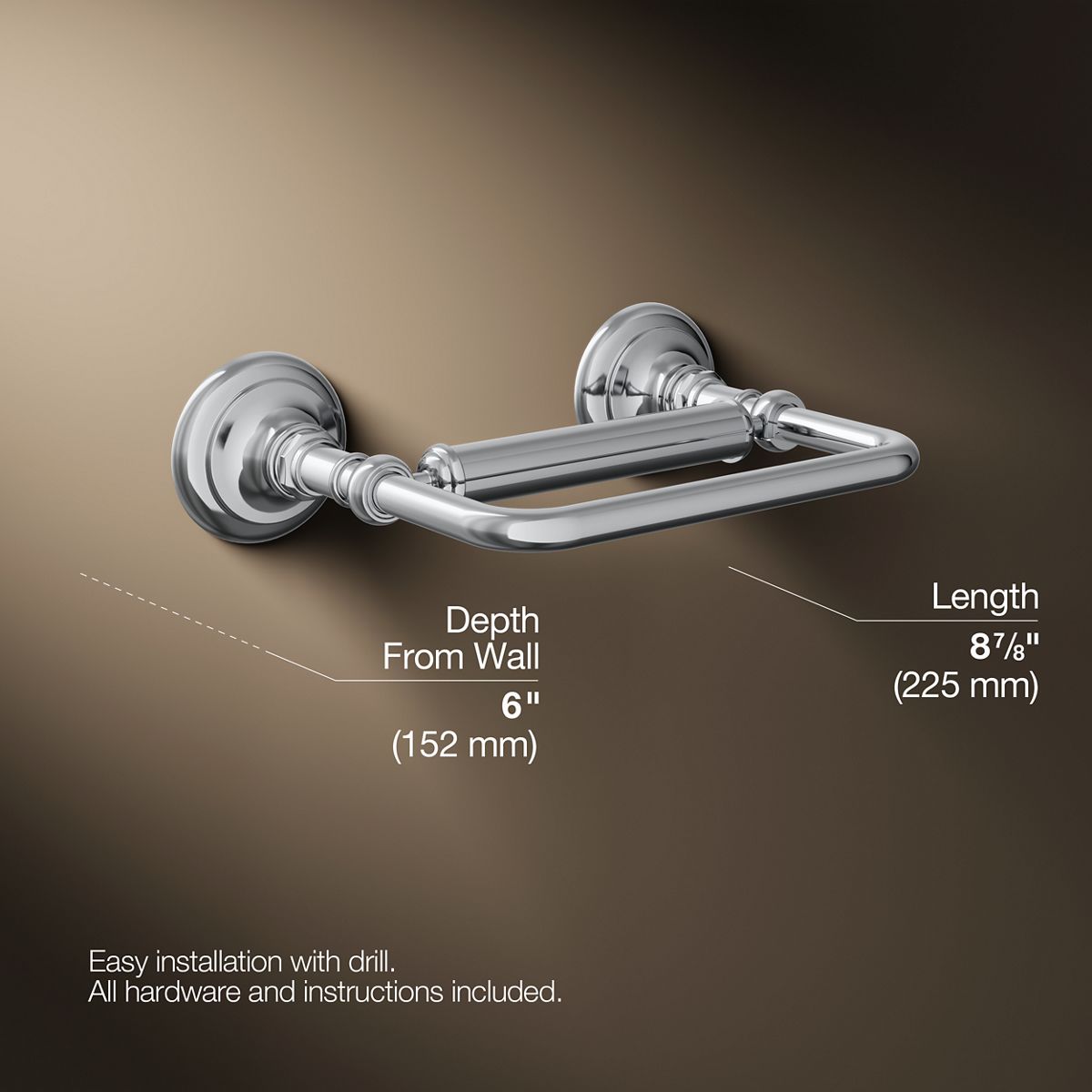 Artifacts® Pivoting toilet paper holder