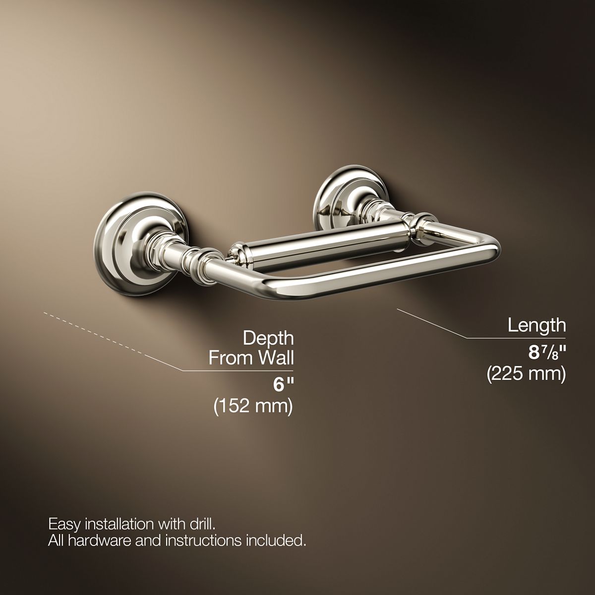 Artifacts® Pivoting toilet paper holder