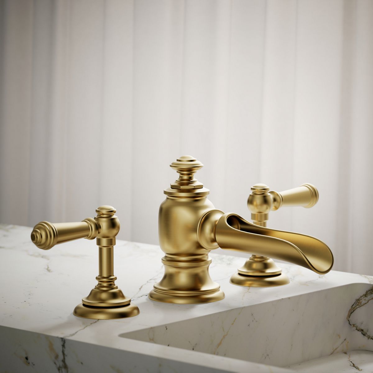 Artifacts® with Flume design Bathroom sink faucet spout with Flume design, 1.2 gpm