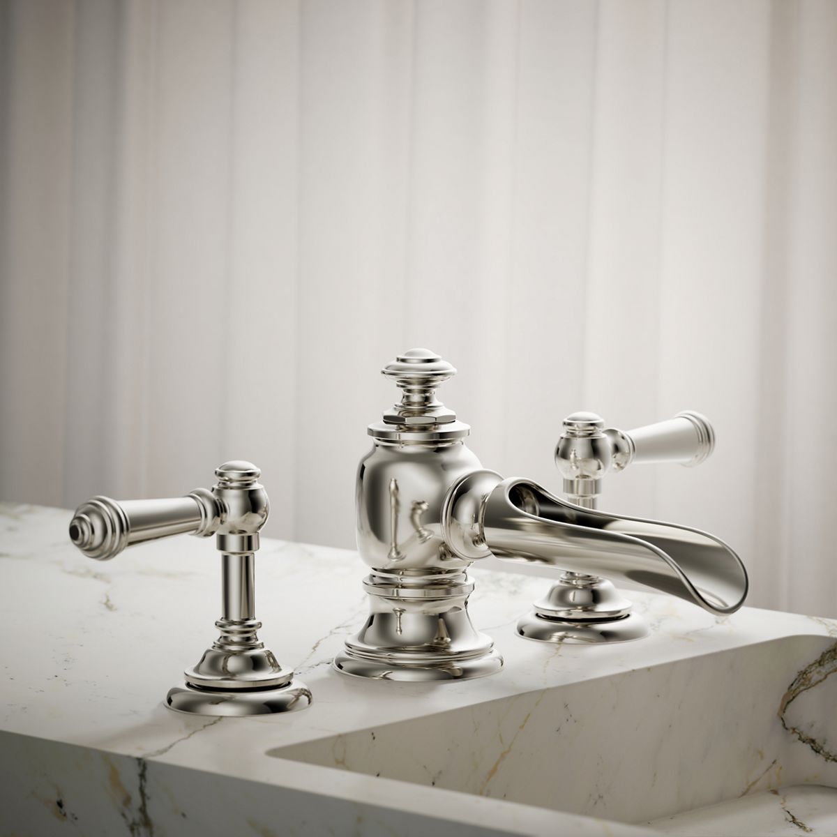 Artifacts® with Flume design Bathroom sink faucet spout with Flume design, 1.2 gpm