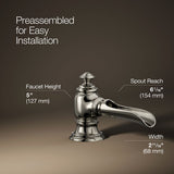 Artifacts® with Flume design Bathroom sink faucet spout with Flume design, 1.2 gpm