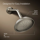 Artifacts® Single-function showerhead, 1.75 gpm