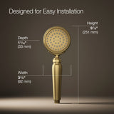 Artifacts® Single-function handshower, 1.75 gpm
