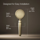 Artifacts® Single-function handshower, 1.75 gpm
